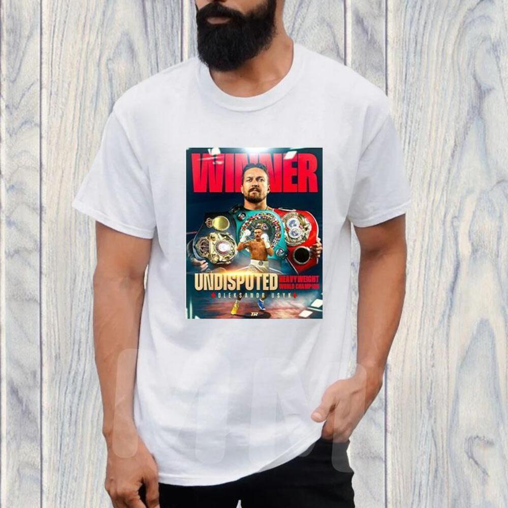 Oleksandr Usyk Winner Undisputed Heavy Weight World Champion Tshirt